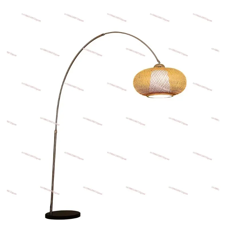 Chinese living room atmosphere, personality creativity, Zen, Japanese wabi-sabi wind floor lamp