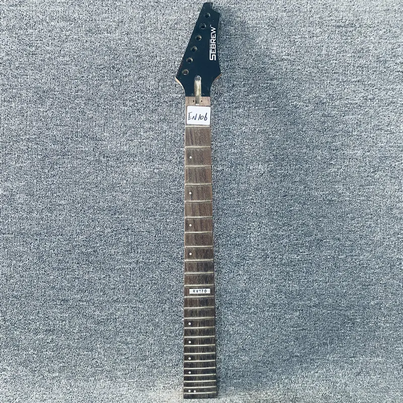 

EN106 Sebrew Electric Guitar Neck Floyd Rose Tremolo Style 24 Frets 648 Scales Length for DIY Replace