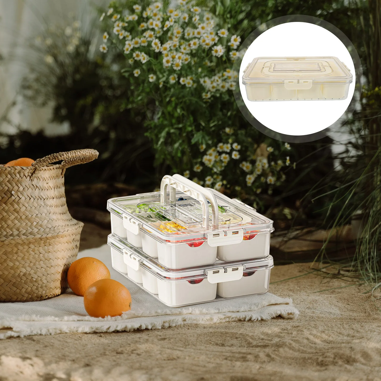 

Crisper Refrigerator Organizing Compartment Multi Food Container Containers Household Fridge Bin Storage Boxes Snack Safe