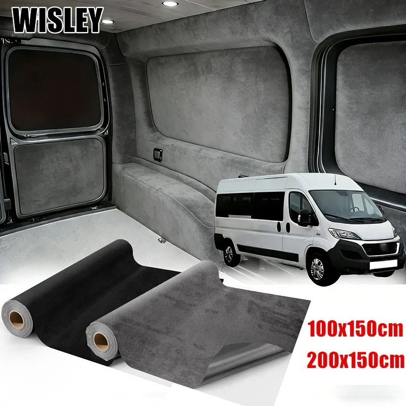 

Многоцветная самоклеящаяся замшевая ткань (искусственная кожа) для самостоятельной модификации обшивки потолка автомобиля, дверных панелей, верстаков и других работ