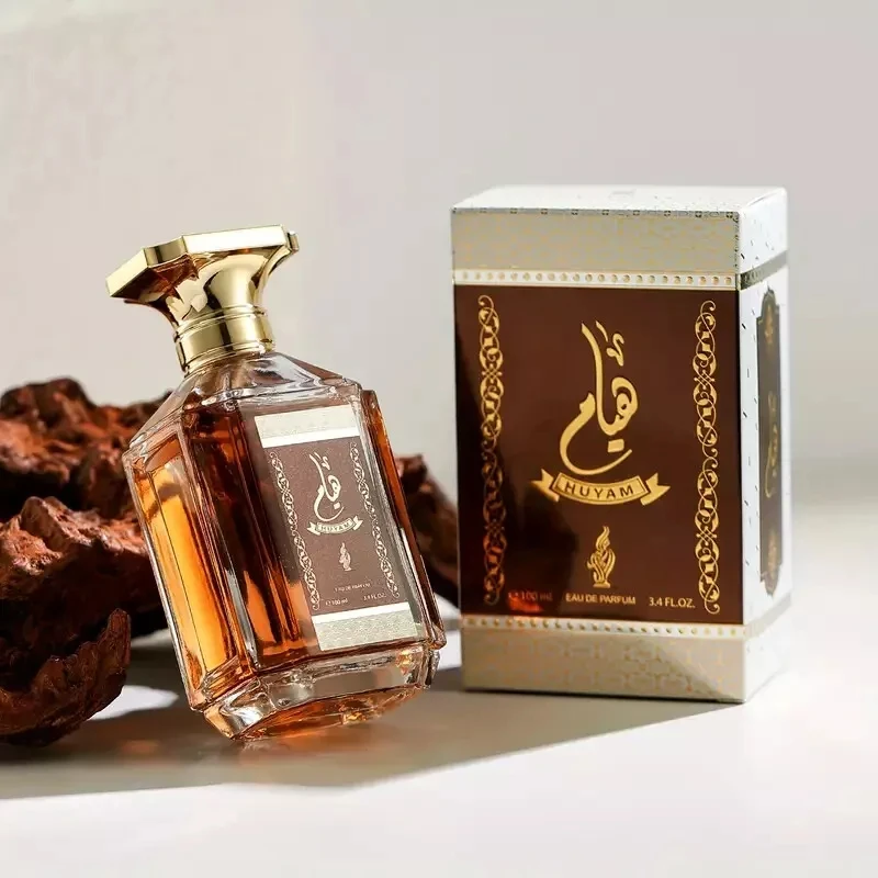 Huyam Arabian Perfume Woody Oriental Notes Eau De Parfum for Unisex 3.4 Fl Oz Long Lasting Liquid Perfume Women & Men's Cologne