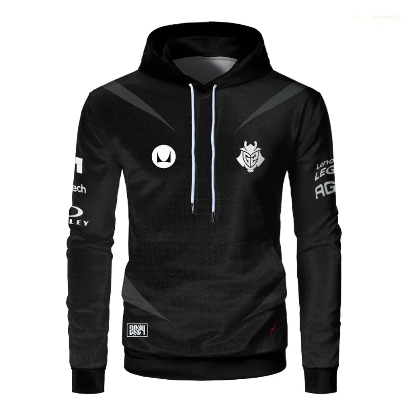 2024 New G2 Esports Men Hoodie Gamers2 Team Uniform Cosplay Jersey Hoodies CSGO Dota Games Contest Sports Training Boys Pullover