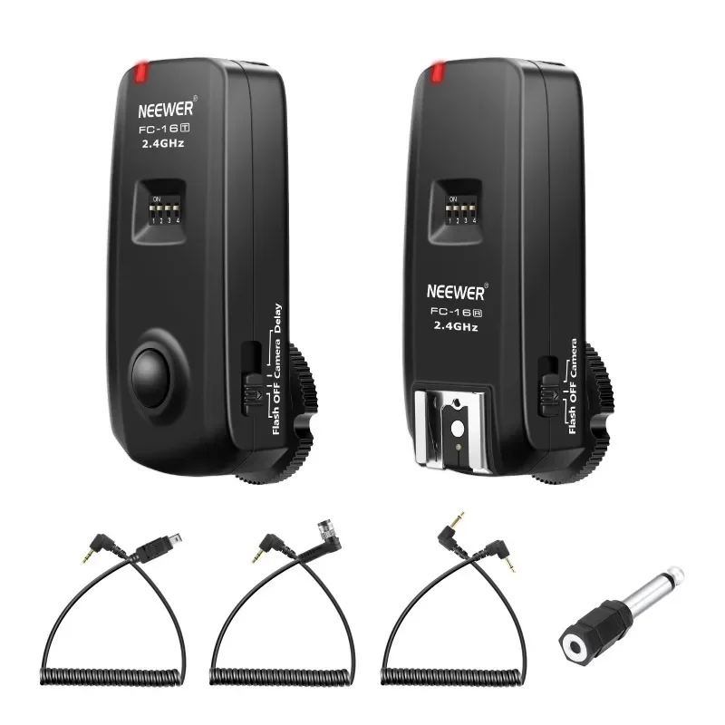 

Wireless Flash/Studio Flash Trigger FC-16 Multi-Channel 2.4GHz with Remote Shutter for Nikon D7100 D7000 D5100 D5000 D3200 D3100
