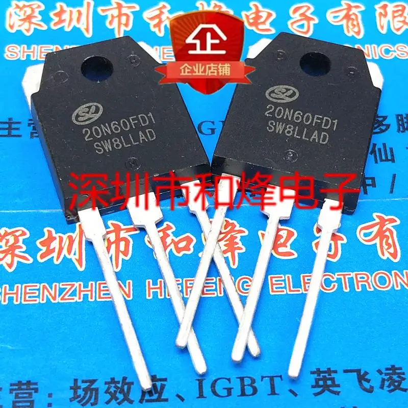 5PCS-10PCS 20N60FD1 SGT20N60FD1PN  TO-3P 600V 40A Imported Original Best Quality In Stock Fast Shipping