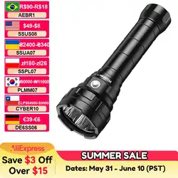 Wurkkos DL70 Scuba Diving Super Bright Double 26650 Battery 13000lm IPX8 Waterproof Underwater Dive LED Light 4*XHP50B 4 Modes