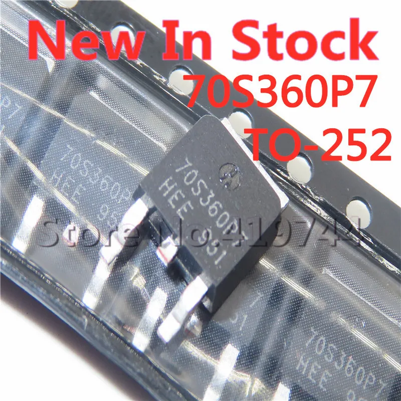 5PCS/LOT 70S360P7 IPD70R360P7S TO-252 In Stock NEW original IC