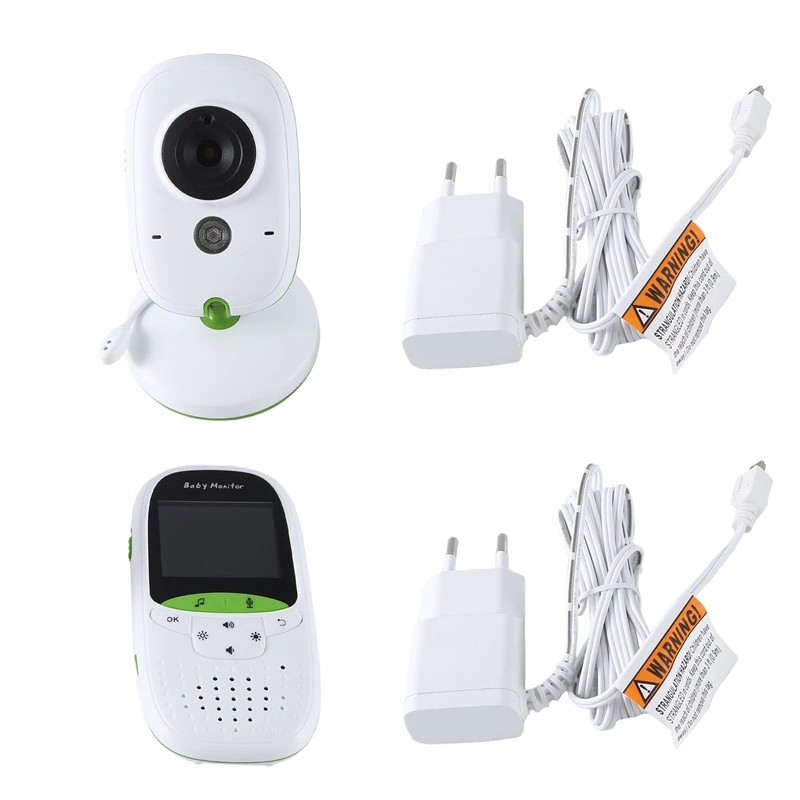 

Video Baby Camera VB602 IR Night Vision Temperature Monitor Lullabies Intercom Mode Video Baby Camera Walkie Talkie EU Plug