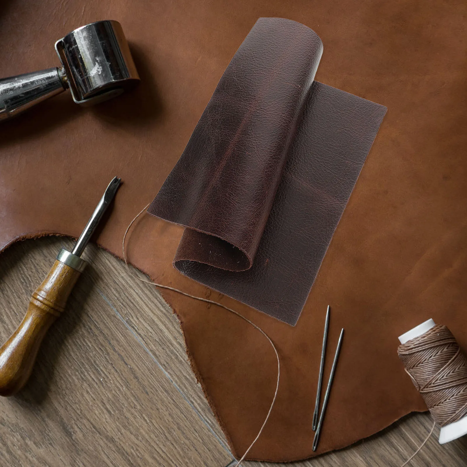 

Handmade DIY Genuine Cowhide Sheet Wallet Crafting Kit Sewing Supplies Purse Handbag Crafting Tools