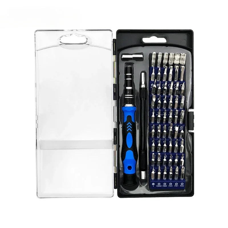 58-in-1 Screwdriver Set Chrome Vanadium Steel Android Apple Cell Phone Computer Home Clock Repair Removal Tool