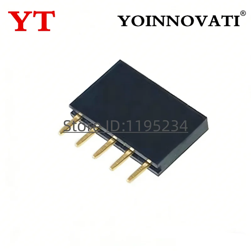 100 szt. Żeńskiego gniazda z jeden rząd pinem 2.54mm 1*2p 3p 4p 5p 6p 7p 8p 9p 10p 12p 14p 16p 20p 40p złącze pinowe — zdjęcie produktu 4