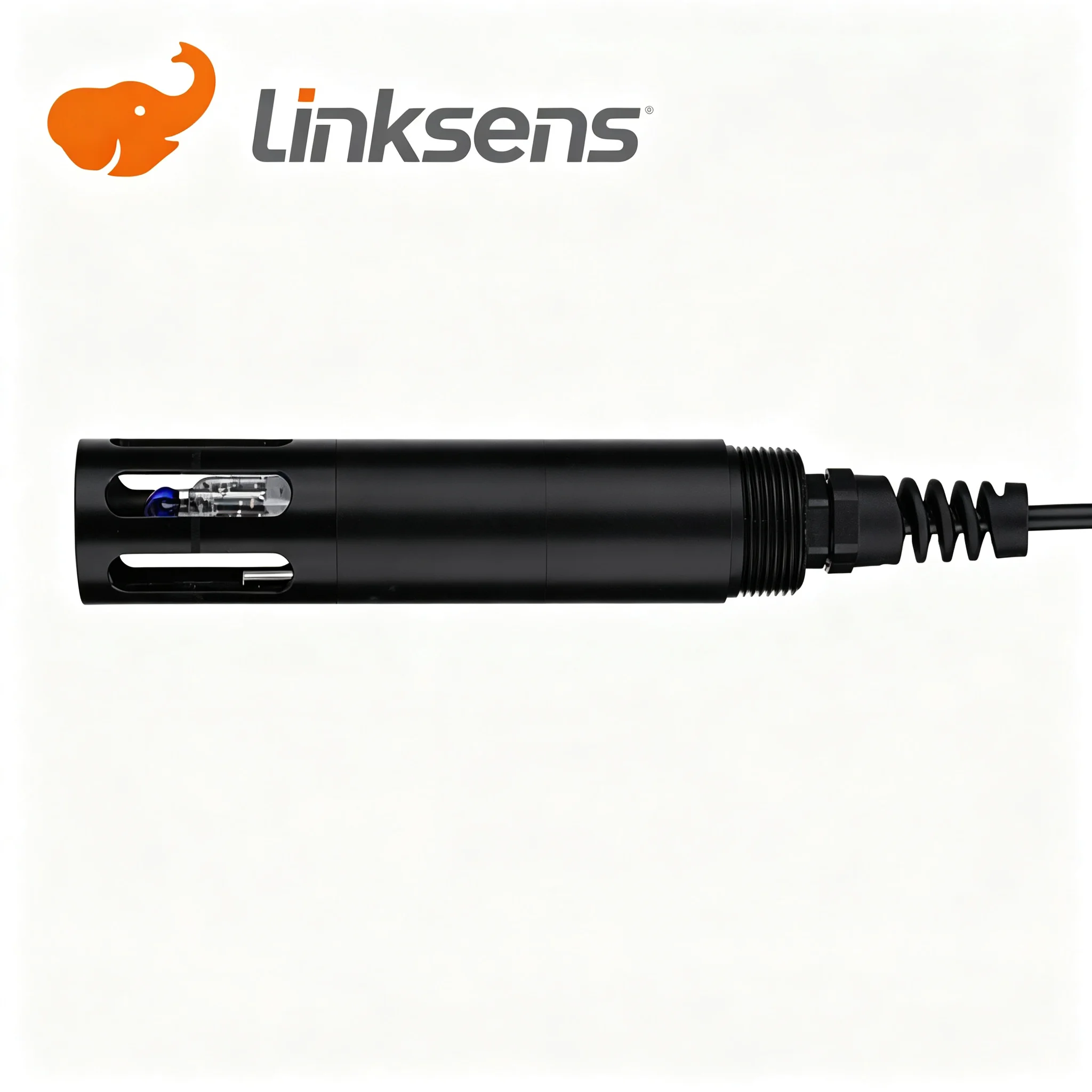 Industrial PH Sensor RS485 Digital PH Temperature Probe Lab Grade ±0.1pH 10s Response IP68 For Online Monitoring