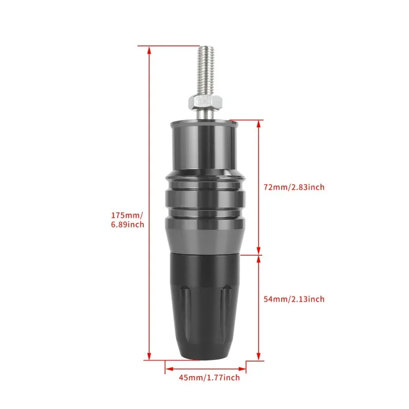 1pcs 7 Colors Scooter Motorcycle Engine Crash Pads for Universal 10mm Anti Falling Stick Bar Exhaust Sliders