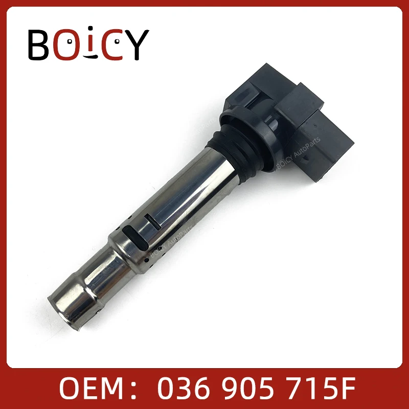 BOICY Ignition Coil for Polo Golf Beetle Jetta Touran Passat CC Caddy A1 A2 A3 Fabia Ocitivia 036905715F 036905715H 036905715G