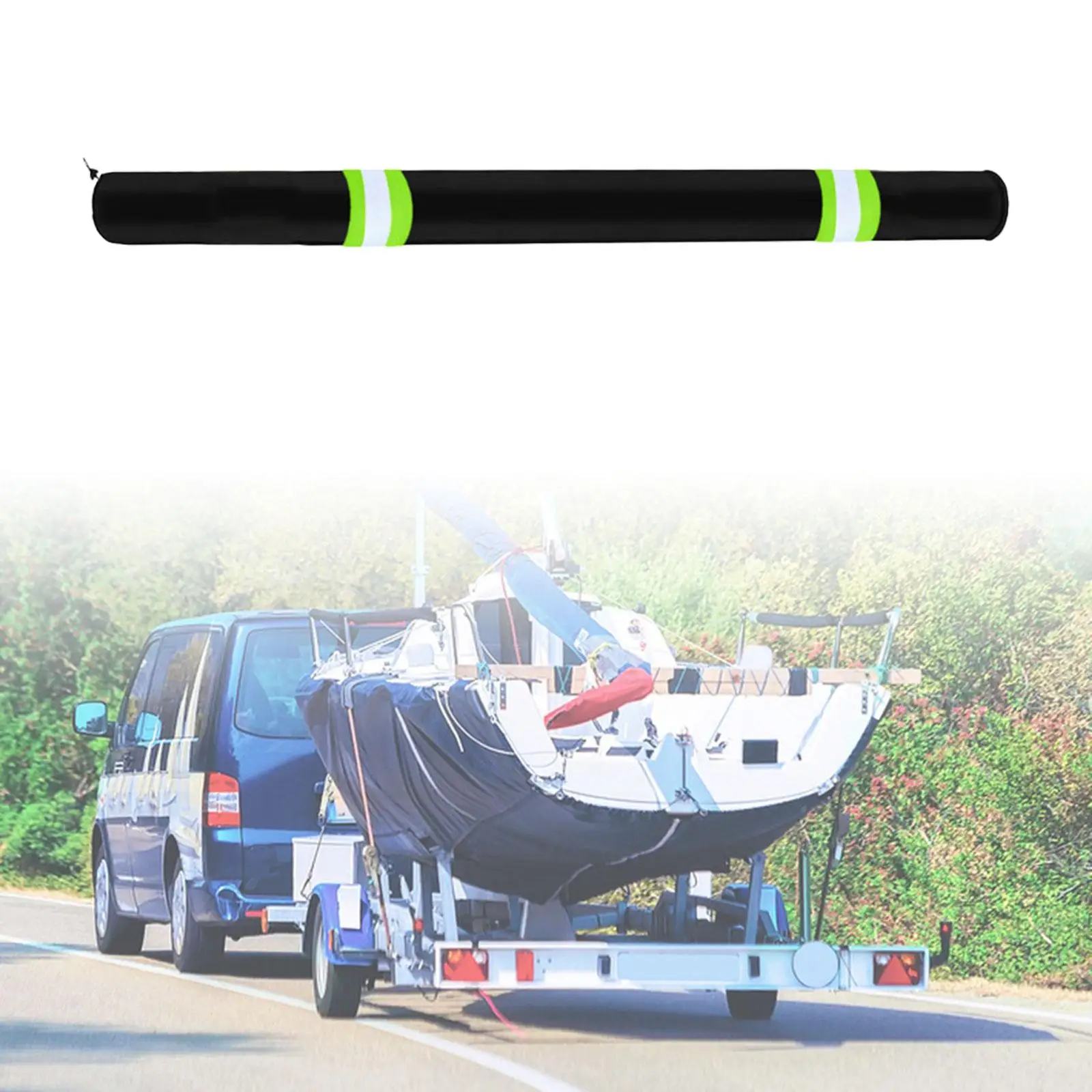 

Oxford Cloth Waterproof Boat Trailer Guide Pole Pad Durable Cover for Fishing Boat Sailing Trailer Lift