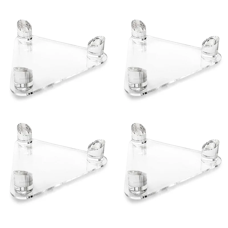 

4X Acrylic Ball Stand - Holds Footballs, Basketballs, Volleyballs Or Soccer Balls - Display Stand Or Holder-B60B