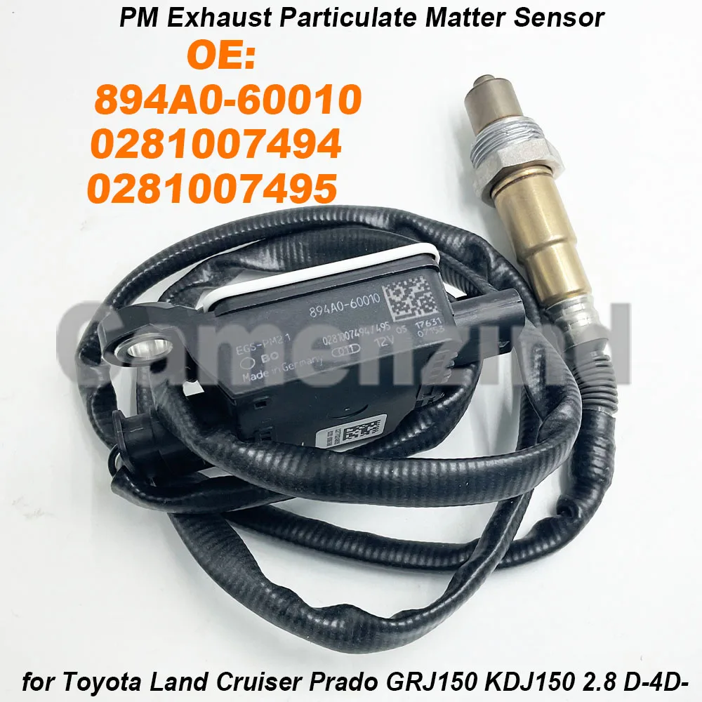 

894A0-60010 Датчик PM Датчик частиц выхлопных газов 0281007494 0281007495 894A060010 для Toyota Land Cruiser Prado 2.8