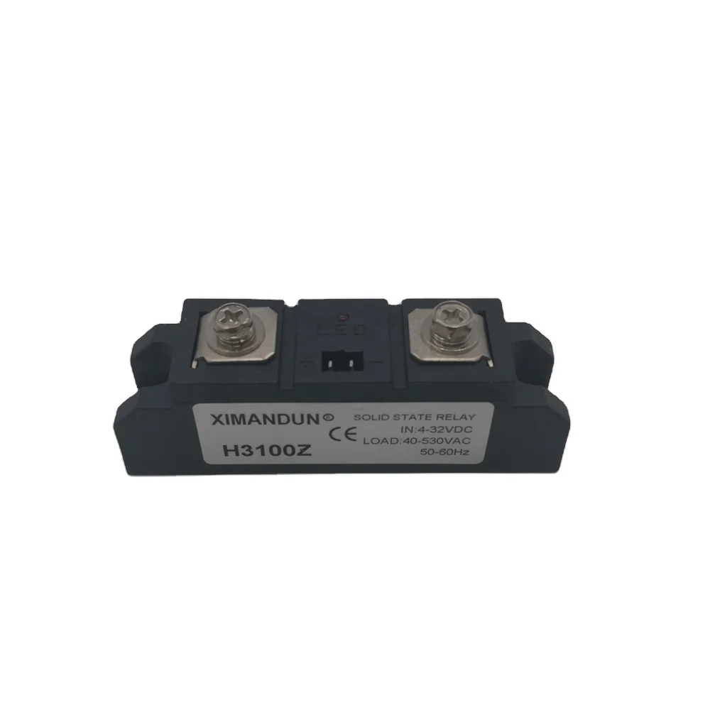 

Твердотельное реле H3100Z, промышленная нагрузка 40-530 В, 50/60 Гц