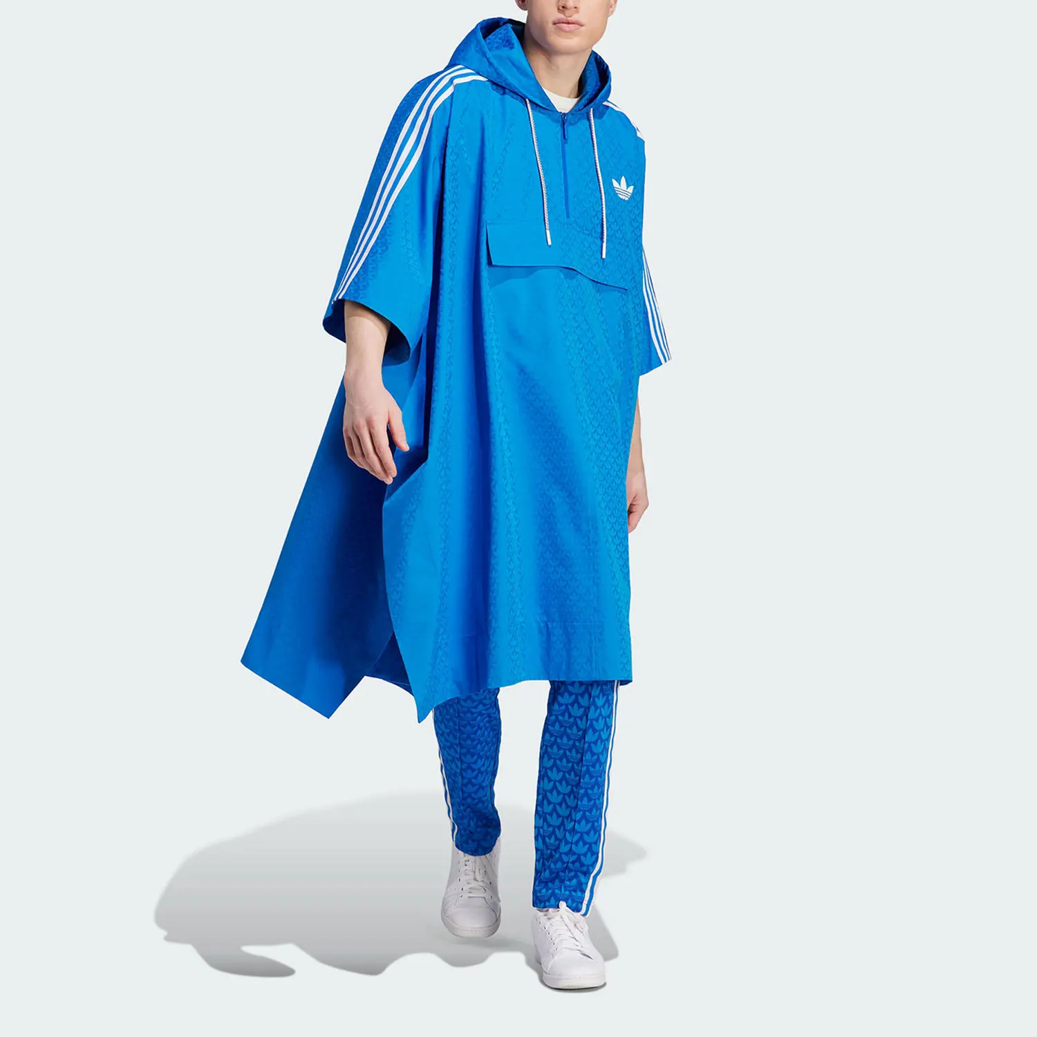 

Мужское спортивное длинное пальто Adidas Originals Trefoil PONCHO IP6977