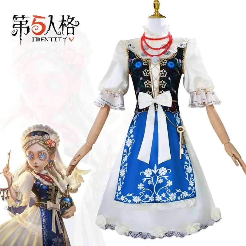 Identity V Cosplay Costume Game Vera Nair Lovely Dress The pigeon like Judith Halloween Outfits Carnival Party Clothes for Women