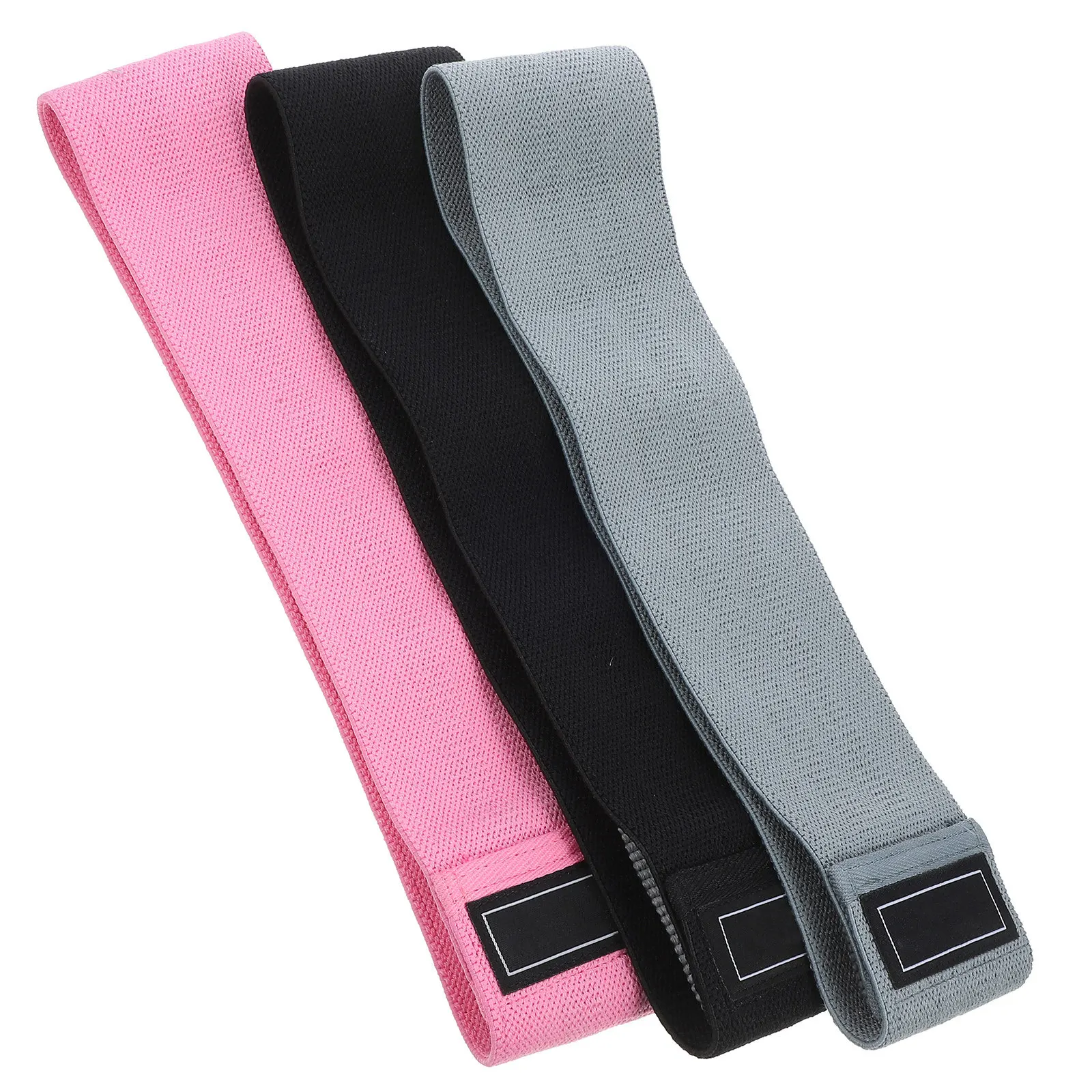 3-teiliges Set Widerstandsbänder Elastische Yoga-Gurte Krafttraining Zugbänder Hüft- und Beinstretch Fitness Widerstandsband-Kit