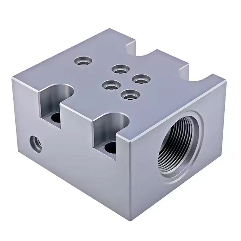 

Custom Aluminum 6082-T6 CNC Machining Hydraulic Valve Block