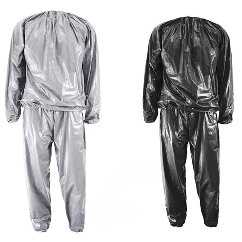 Conjunto de Sauna (Top y Pantalones) para Pérdida de Peso, Impermeable, Cortavientos, Traje Deportivo para Quemar Grasa y Fitness