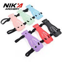 1PC AG08 Archery Plastic Bear Arm Guard For Archers Soft Protector Gear Safe Rubber Adjustable Archery Hunting High Quality