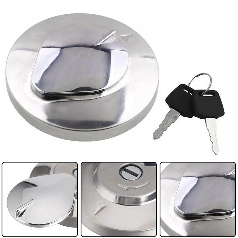 New Gas Cap Locking Motorcycle Gas Fuel Tank Cap with Keys for Honda Shadow Spirit 750 2001-2014