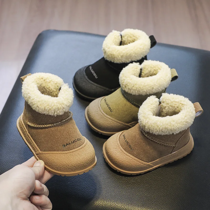 

Fashion Children Casual Shoes Girls Boys Cotton Snow Boots Warm Kids Boots Boy Winter Cotton Shoes Sneakers