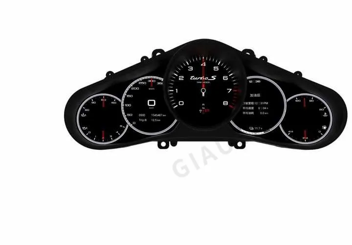 รถความเร็วเมตรหน้าจอ Virtual Cockpit สําหรับ Porsche Panamera 970 918 2010-2016 แผงควบคุมดิจิตอล Cluster Player