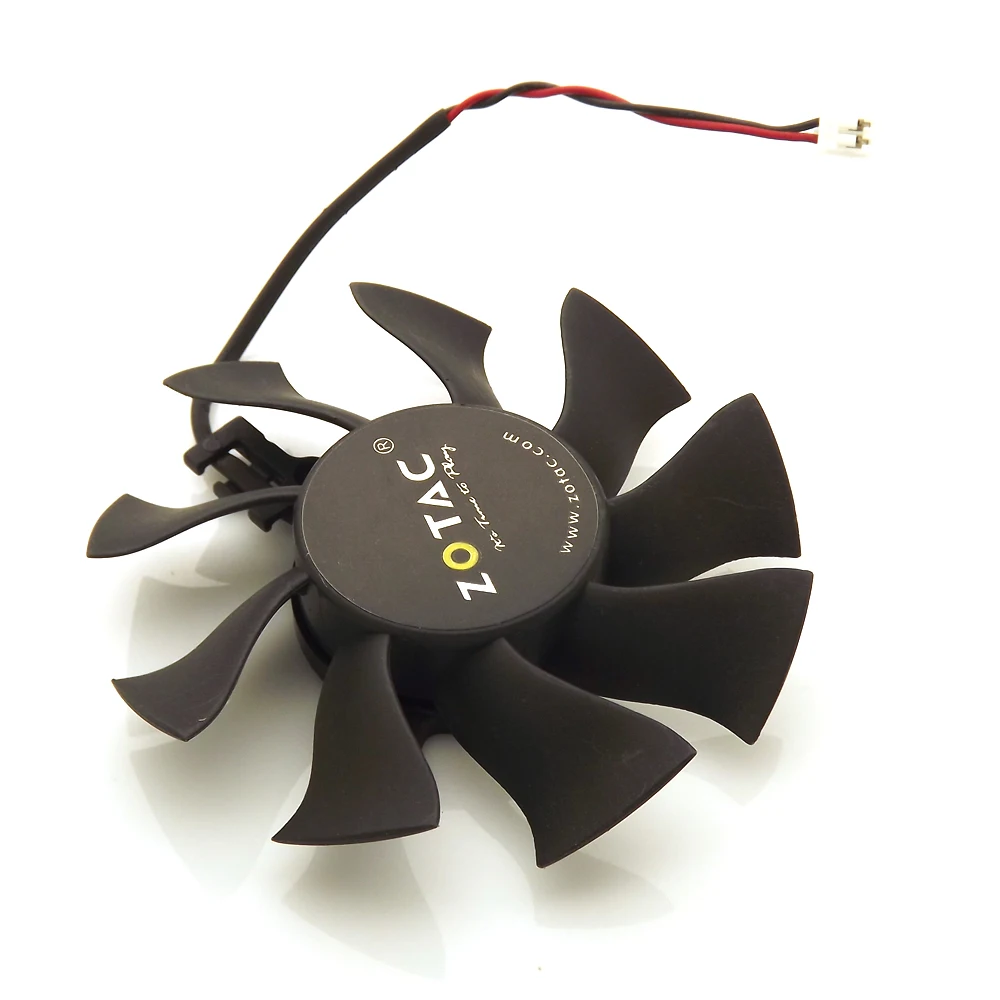 FD8015H12D 12V 0.32A 75mm VGA Fan For ZOTAC GTX650 GTX650Ti Graphics/Video Card Fan 2Pin Cooling Fan