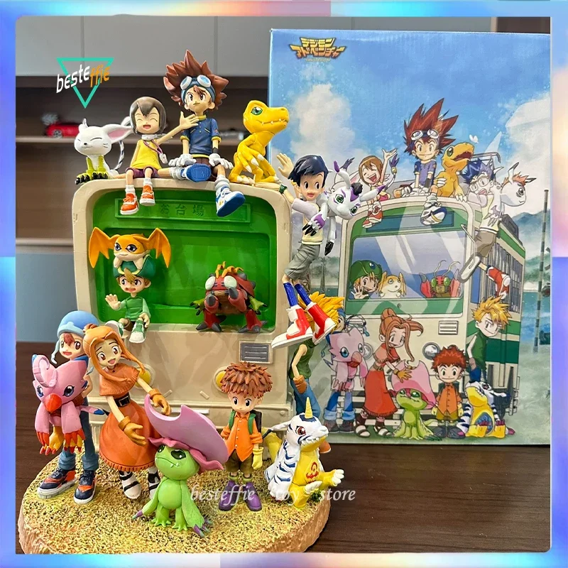 

Digital Monster Anime Figures Digimon Family Photo Gk's Initial Memories Handmade Pvc Statue Model Collection Birthday Toys Gift