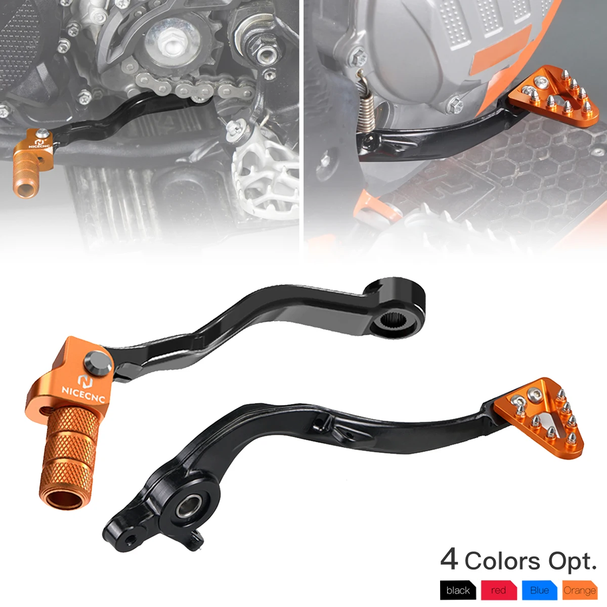 

​Forged Shift Lever & Brake Pedal Lever For KTM EXC 300 EXC 250 XCW 250 300 Husqvarna TE 300 TE 250 GasGas EC 300 EC 250 2024