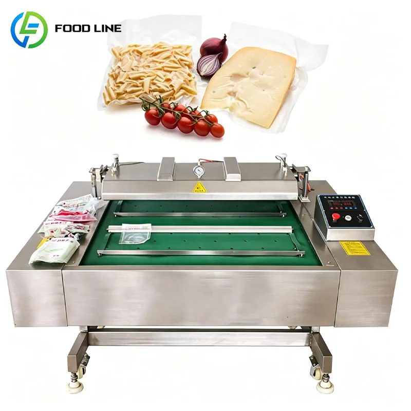 Vacuum Skin Packaging Machine Automatic Food Tray Sealer For Meat Seafood Packing Customized