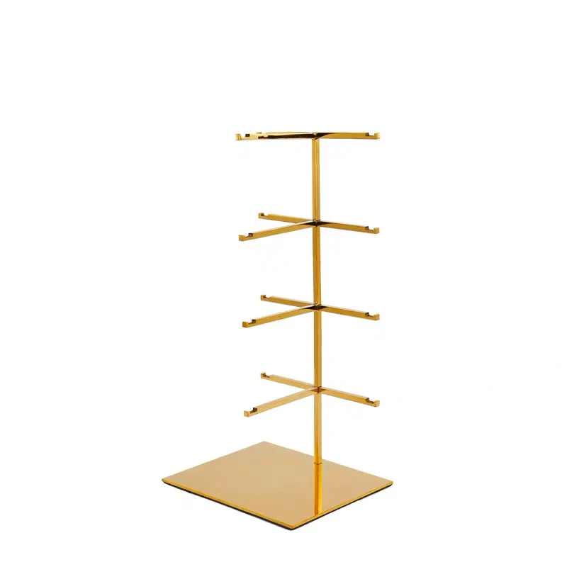 customized.Customized Counter Top Stainless Steel Eyeglasses Display Rack Holder Shiny Silver Black Sunglasses Display Stan