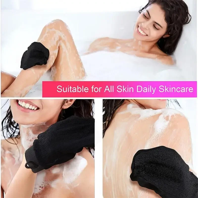 1PC Bath for Peeling Exfoliating Body Cleaning Scrub Mitt Rub Dead Skin Gloves for Shower Body Brush Towel SPA Foam Body Massage