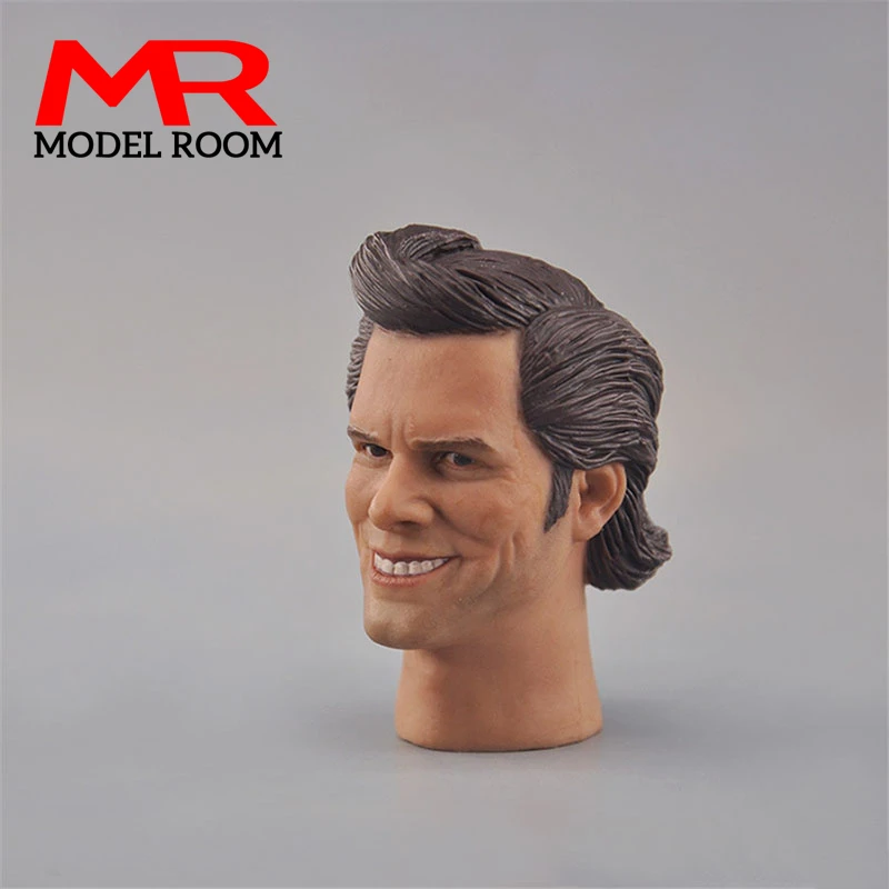 1/6 Jim Carrey Head Sculpt Male Soldier Head Carving Model Fit 12'' Action Figure Body Dolls In Stock