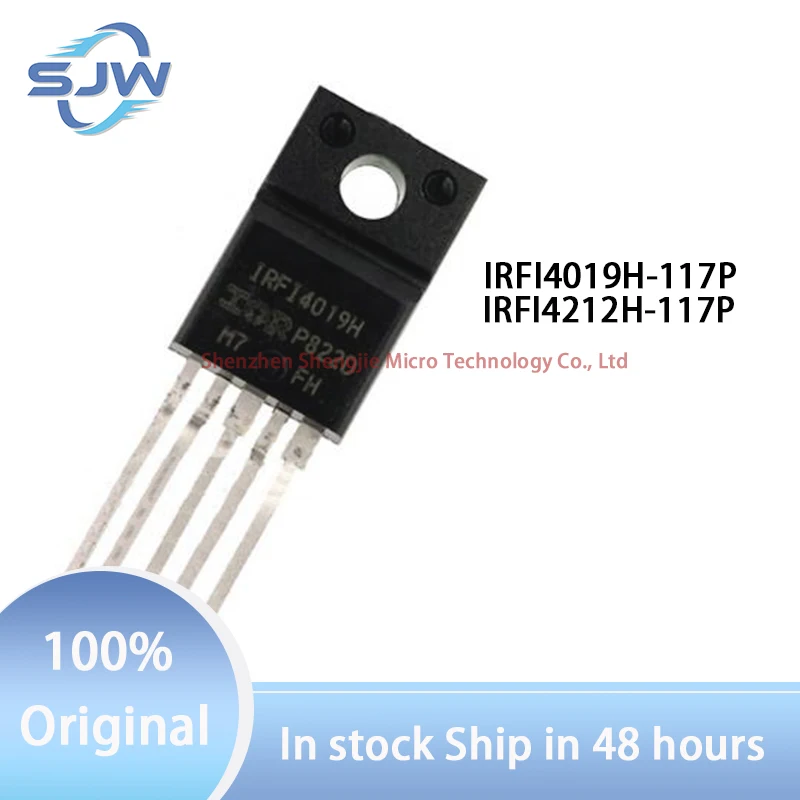 

IRFI4019H-117P IRFI4212H-117P encapsulation TO-220-5 N channel Field effect transistor (MOSFET)