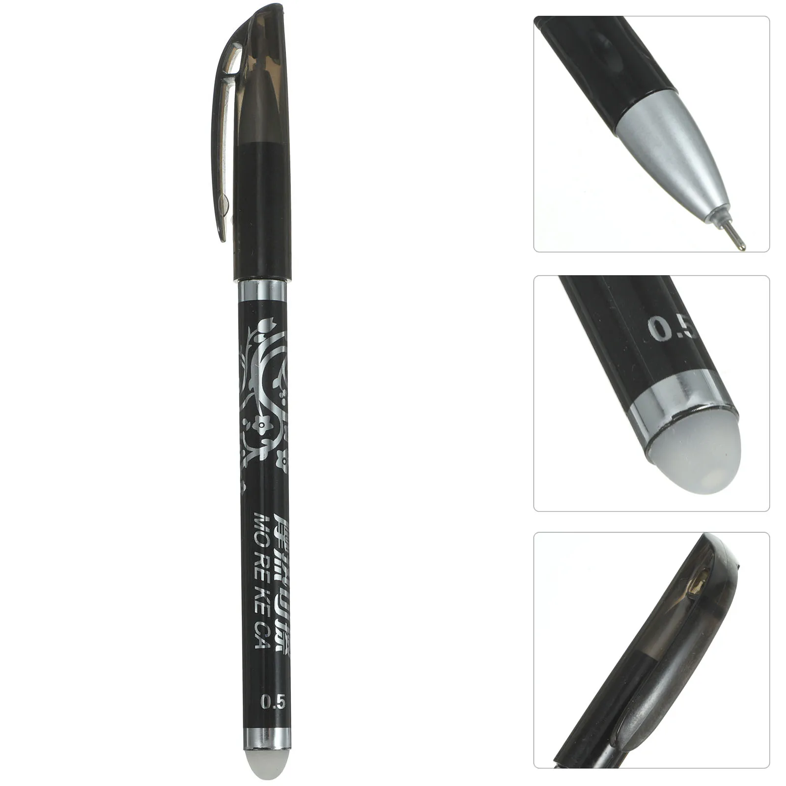 

12 Pcs Erasable Pens Blue and White Porcelain Oens Water Markers Ink For Writing Erasers Black Cute Ballpoint Office