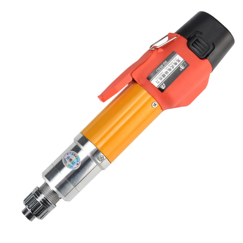 Precisão Chave de Fenda Elétrica sem Fio com Bits e Manga Antiderrapante Torque Ajustável para Reparo 1000r Min