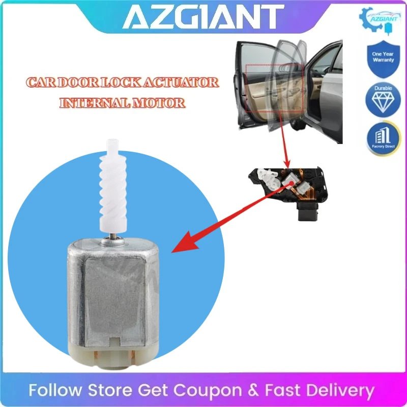 

AZGIANT Professional Car Side Door Lock DC Motor Replacement High-Speed For Mitsubishi Lancer Mirage MK5 Accessories Auto