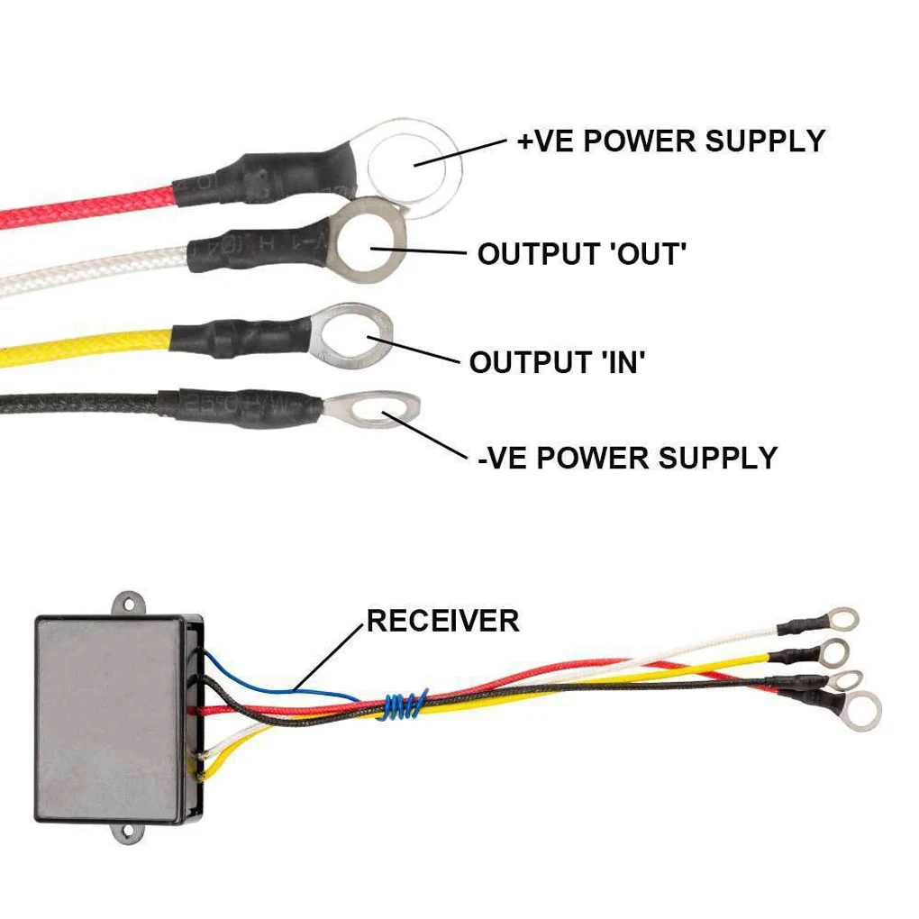 Telecomando senza fili del Controller dell'interruttore dell'argano elettrico universale per la barca del rimorchio fuoristrada ATV 12V 24vwinch durevole a distanza