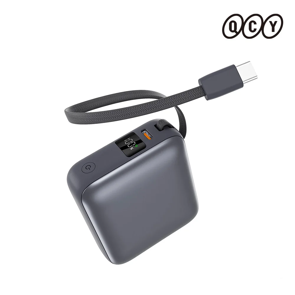 QCY 35W 기내반입 C타입 초고속 충전 대용량 갤럭시 보조배터리 10000mAh 화이트 썸네일 5