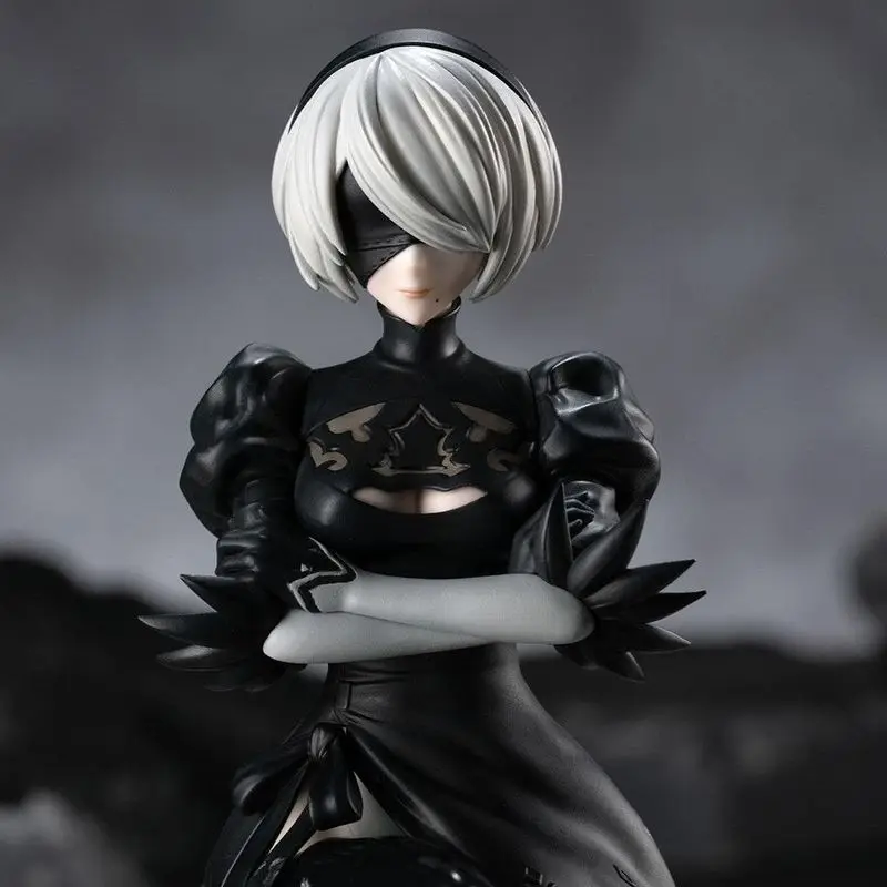 15cm Nier:Automata Figurine Pvc Material Game Character Figurine Model Car Animation Anime Decorations Desktop Ornament Toy Gift