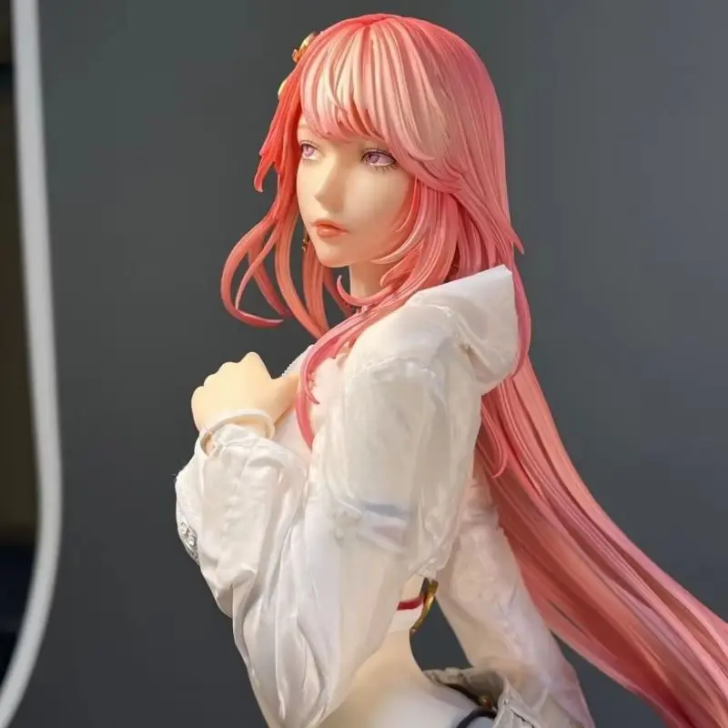 53 سنتيمتر Genshin تأثير miHoYo Yae Miko الملابس 1/4 بولي كلوريد الفينيل عمل الشكل أنيمي نموذج لجسم اللعب لعبة جمع دمية هدية