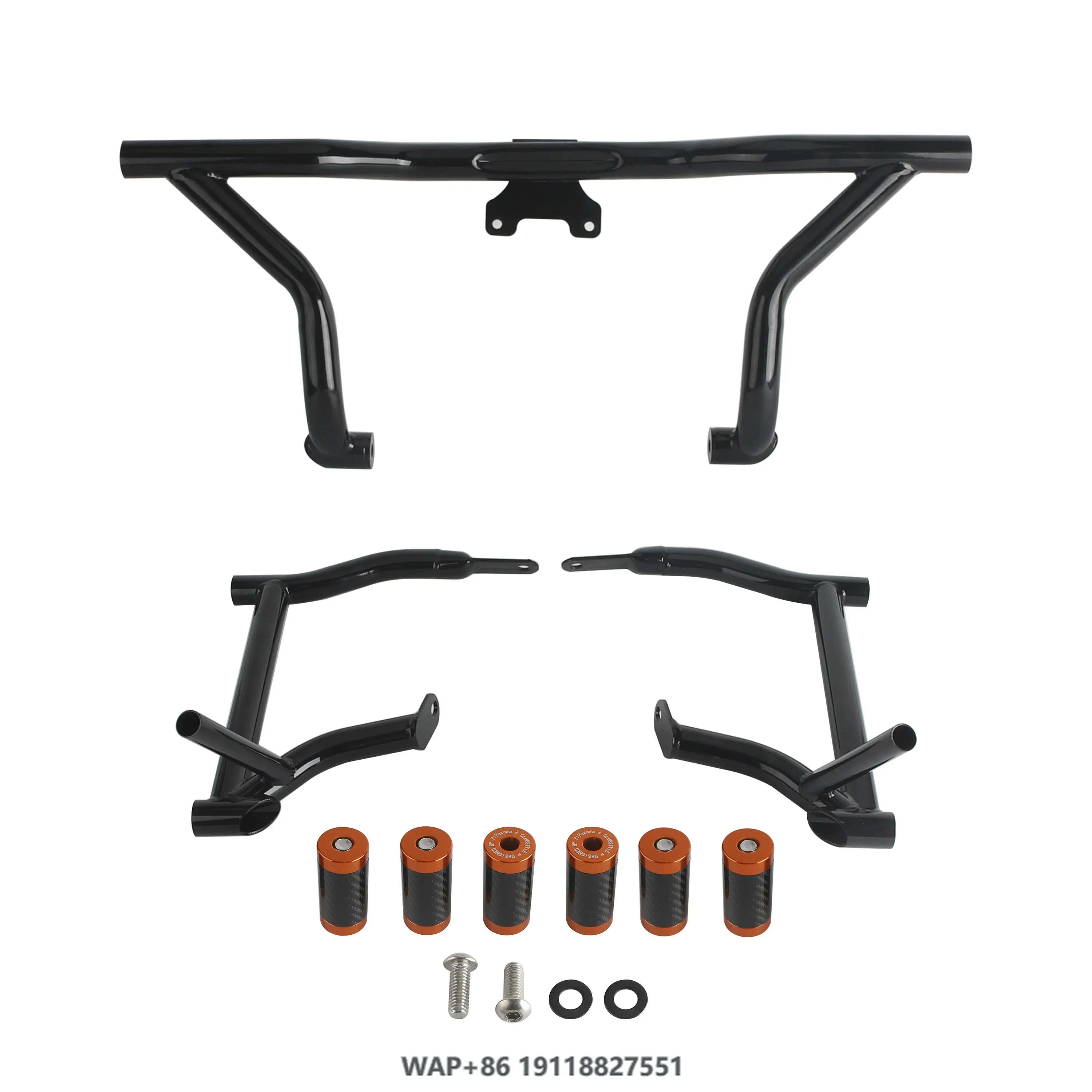 

Motorcycle Aluminum Crash Bar Engine Bumpers Guards Production Bars for Touring Models 2014+ Road Glide Models 2014-2023