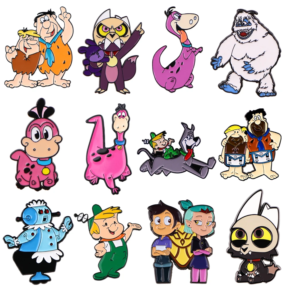 

Animated Characters Enamel Pin Lapel Pins Badges on Backpack Brooches for Clothes Women's Brooch Cute Jewelry Accessories Gift