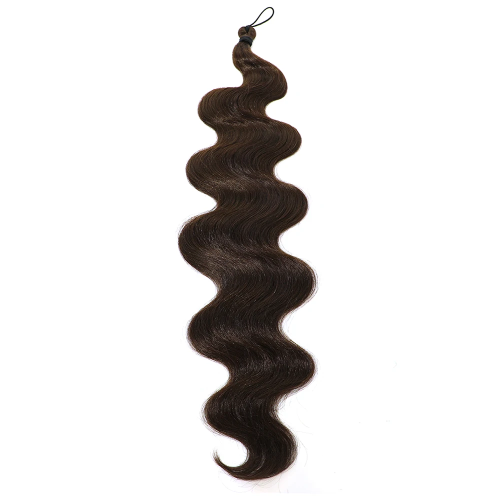 Loose Wave Crochet Hair Extension, sintético Passion Twist Trança, cor preta, suave trança torção, Ocean Wave, 26"