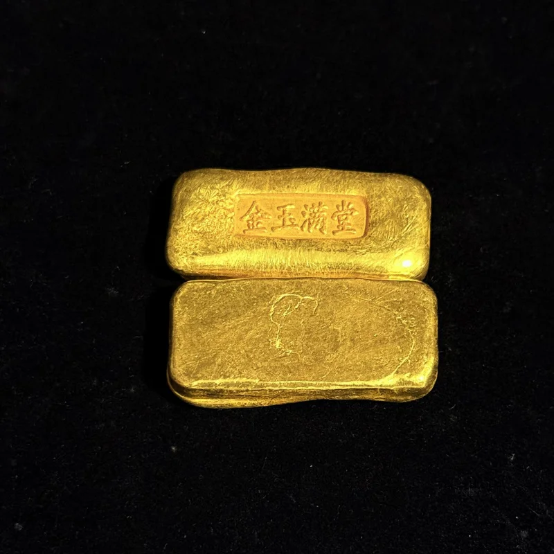 

Antique Miscellaneous Items: Solid Gilt Ingots, Bars, Discs, Gold Coins, Home Decorative Gifts and Ornaments