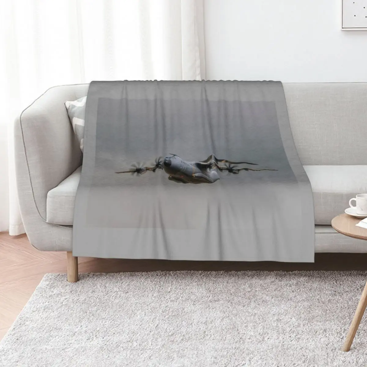 Одеяло Airbus A400M, одеяло, одеяло, туристические одеяла из фланелевой ткани